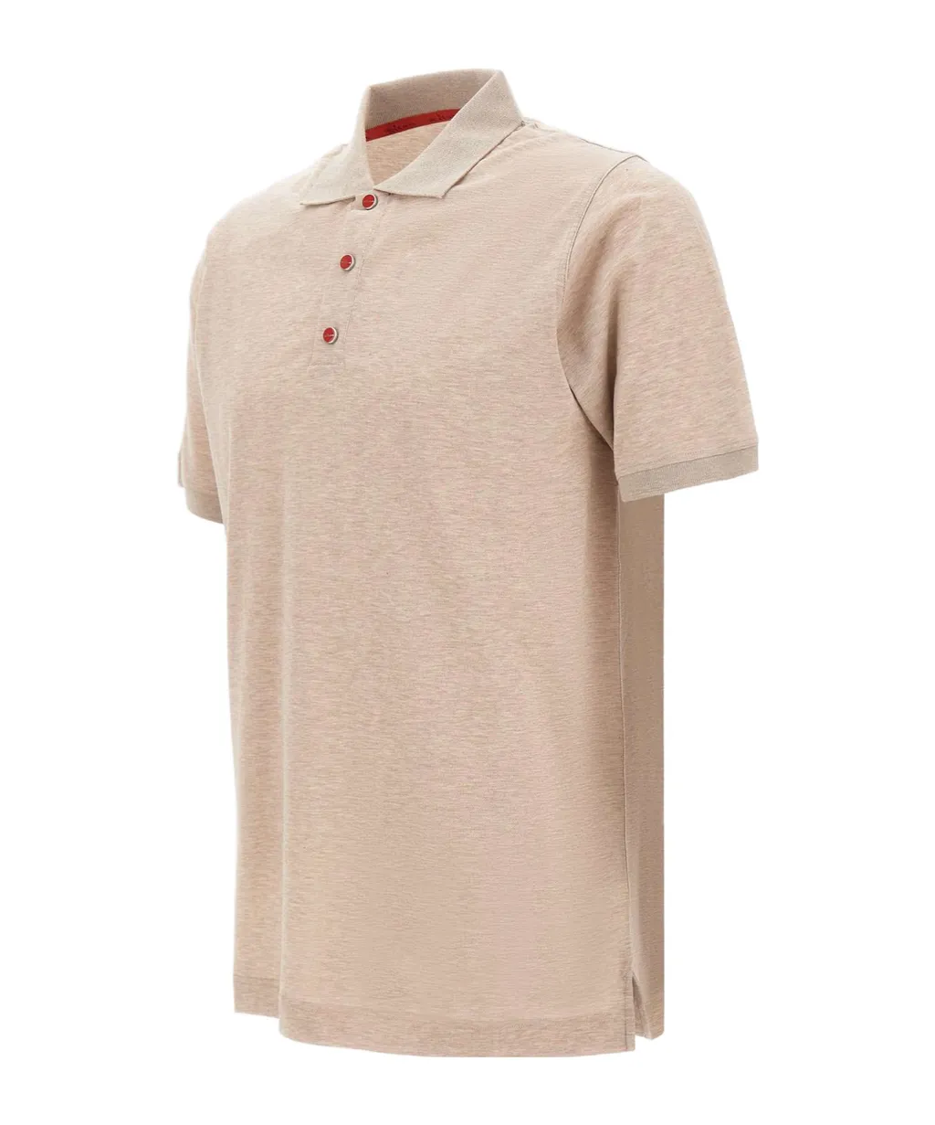 Logo Button Polo Shirt