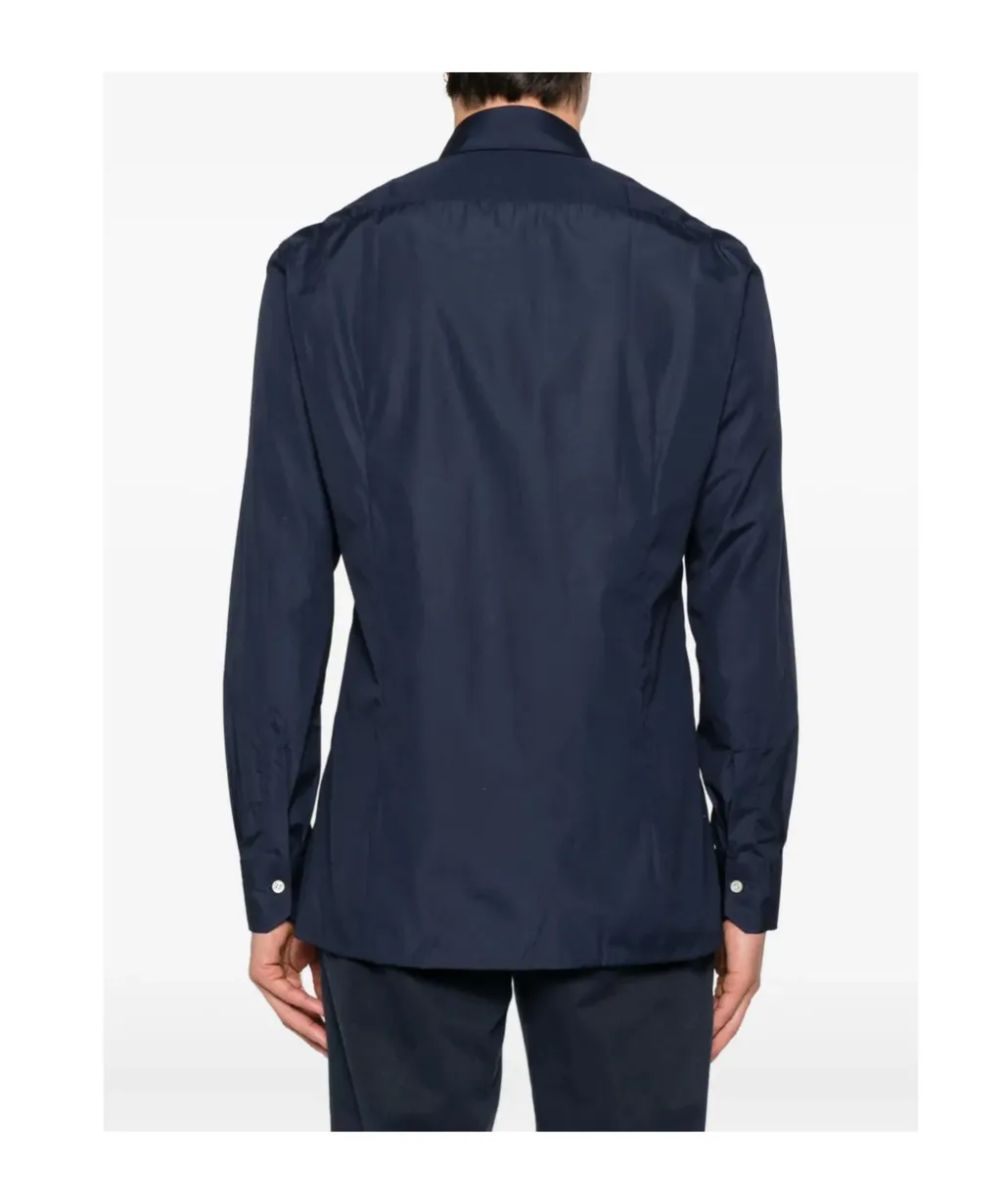 Button-Fastening Pocket Shirt