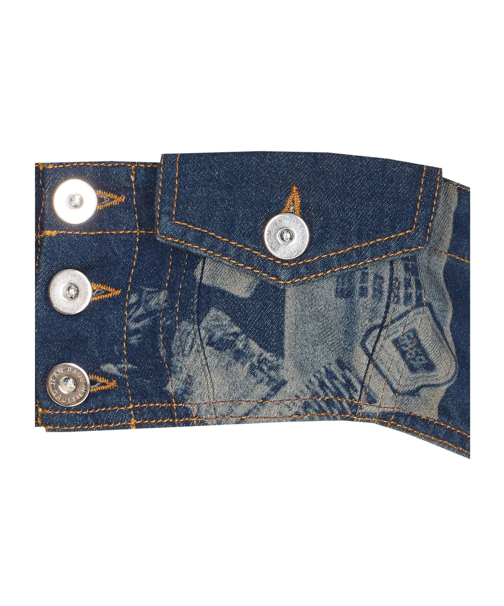 Denim Bra Top