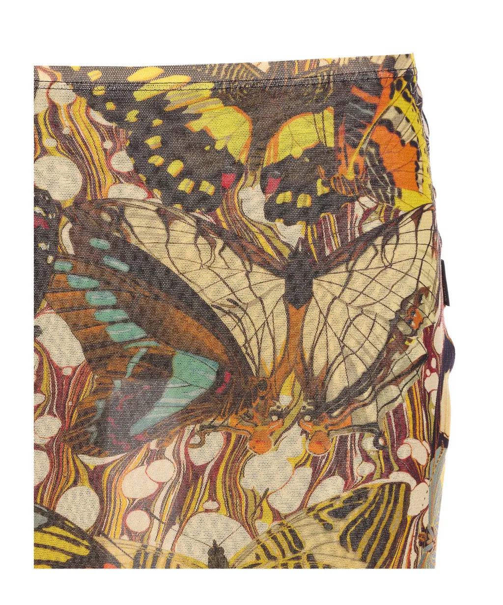 Printed Elasticized Skirt
