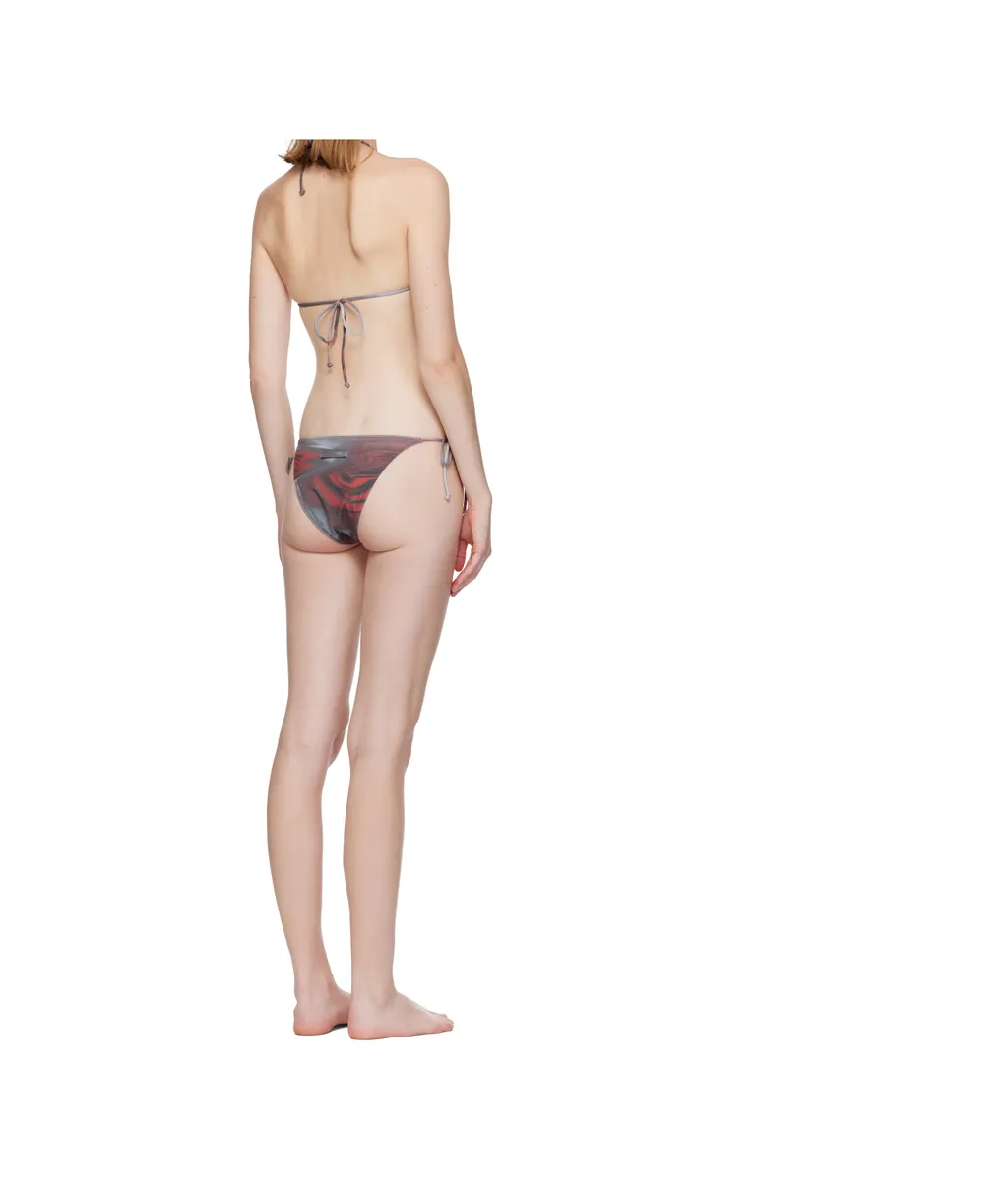 Blurry Roses Triangle Bikini