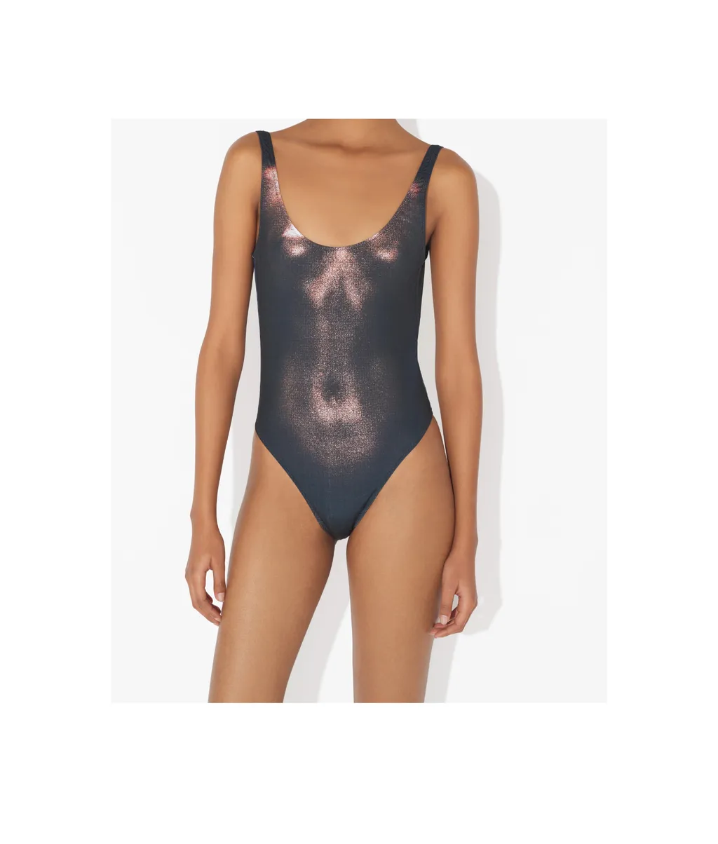 Body-Print Swimsuit