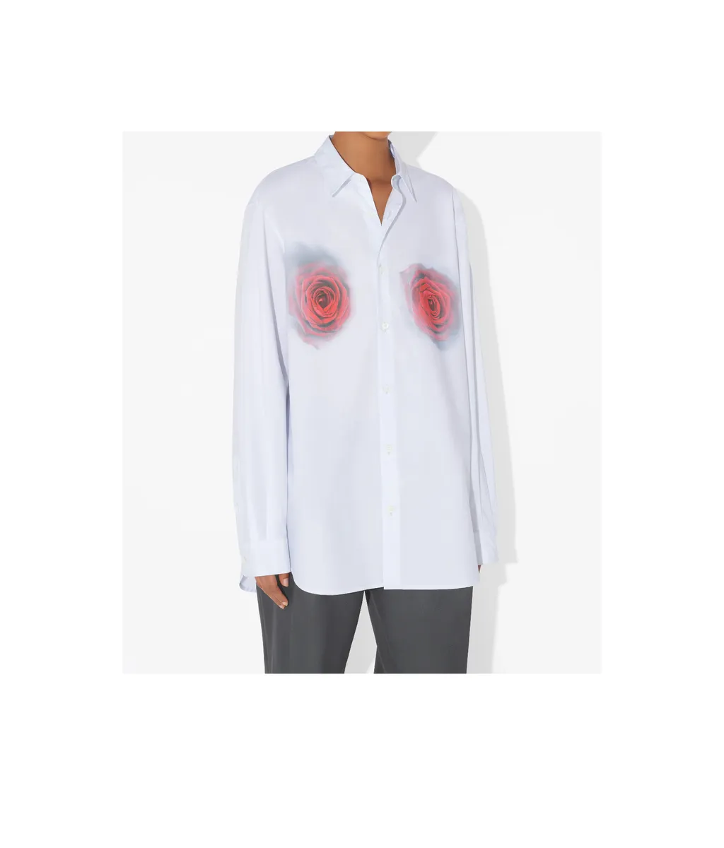 Shirt Printed Blurry Roses