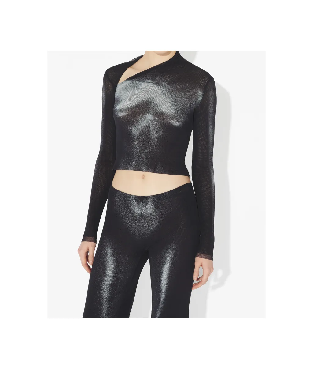 Asymmetric Collar T-Shirt