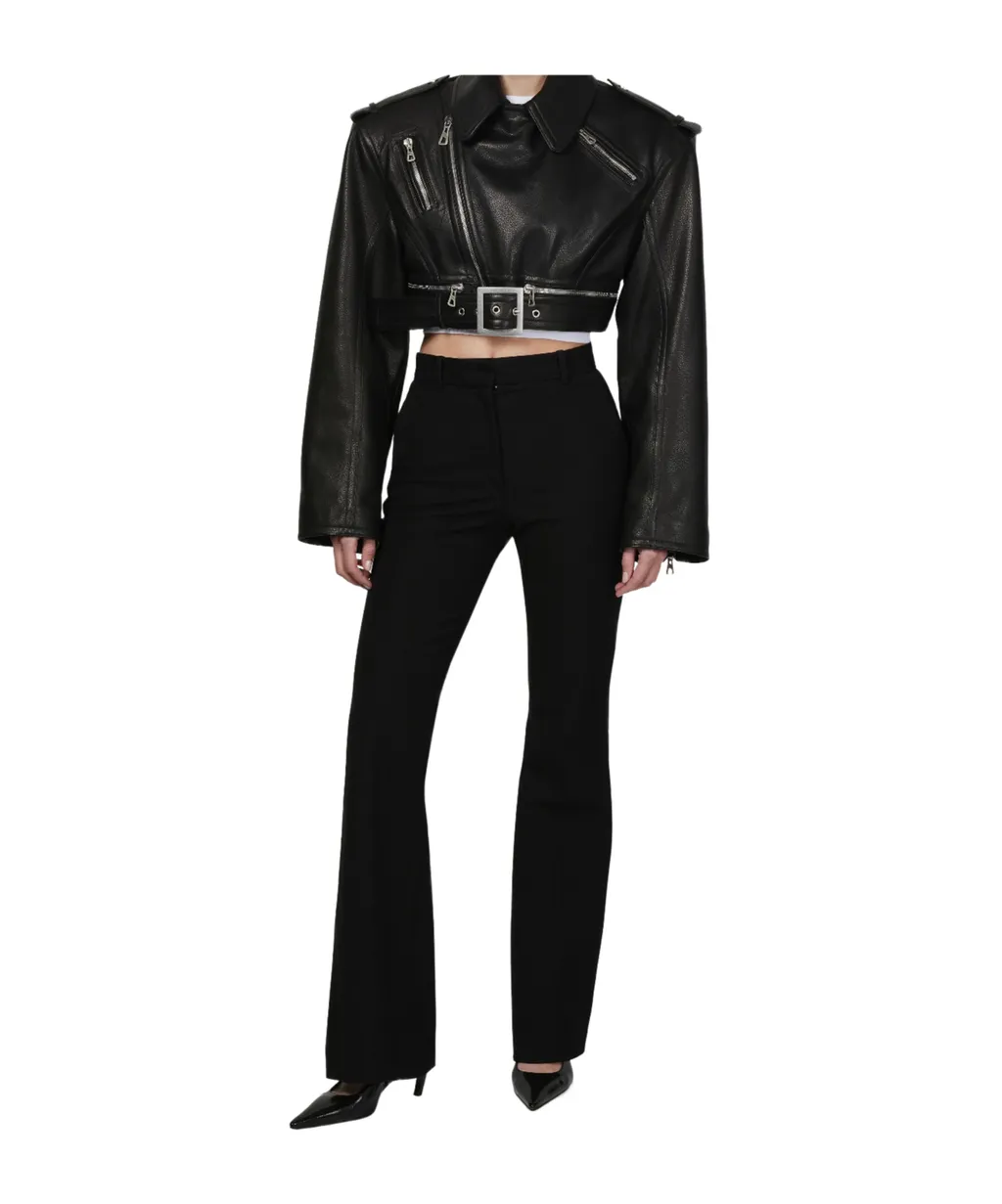 Zipper Leather Jacket