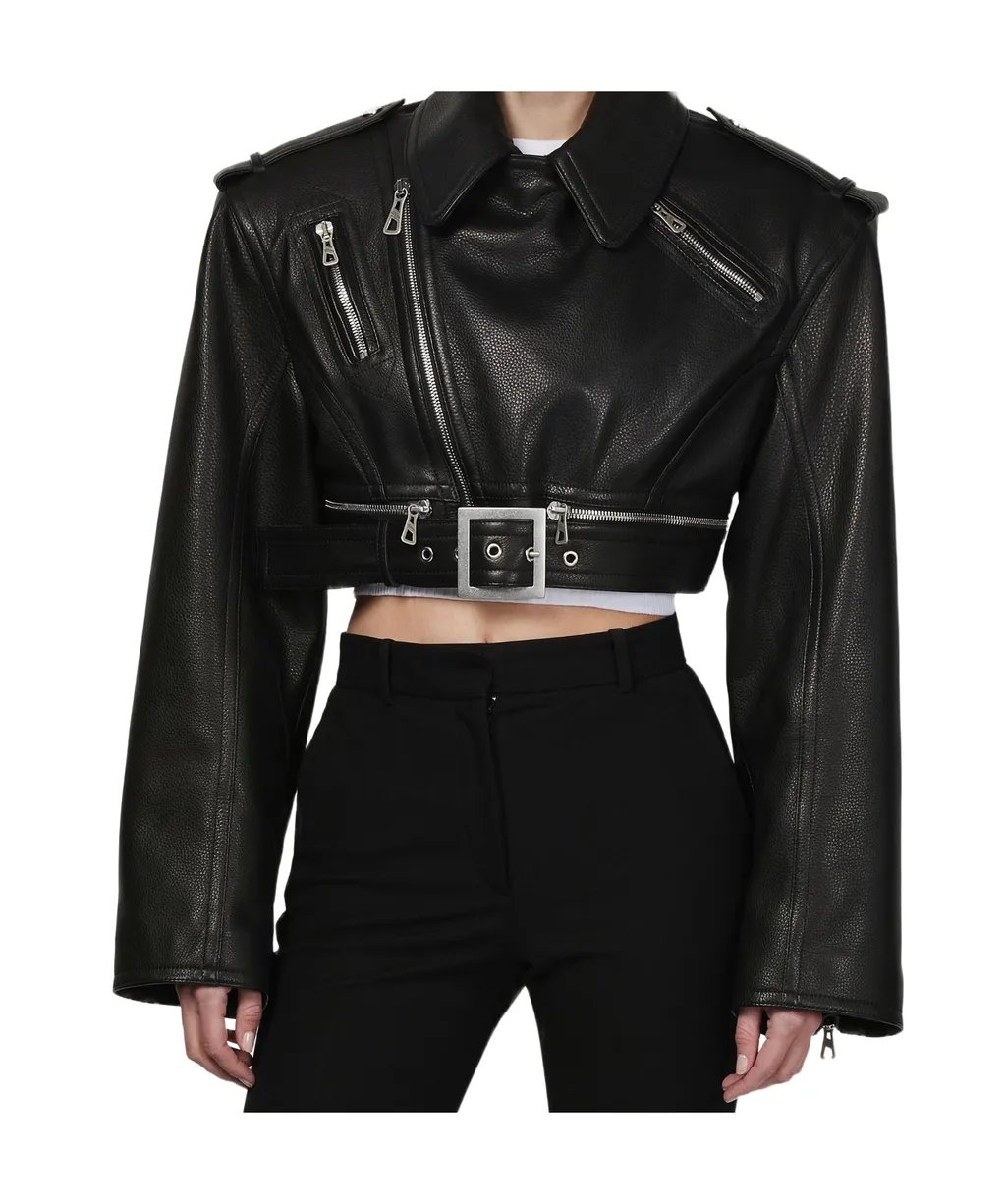 Zipper Leather Jacket