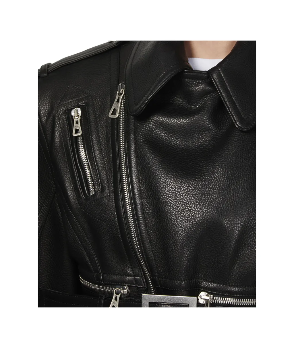 Zipper Leather Jacket
