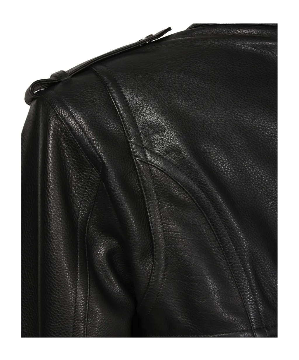 Zipper Leather Jacket