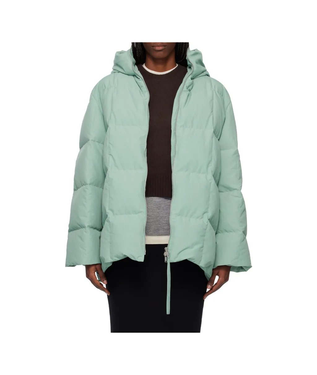 Quilted Hooded Down Jacket
