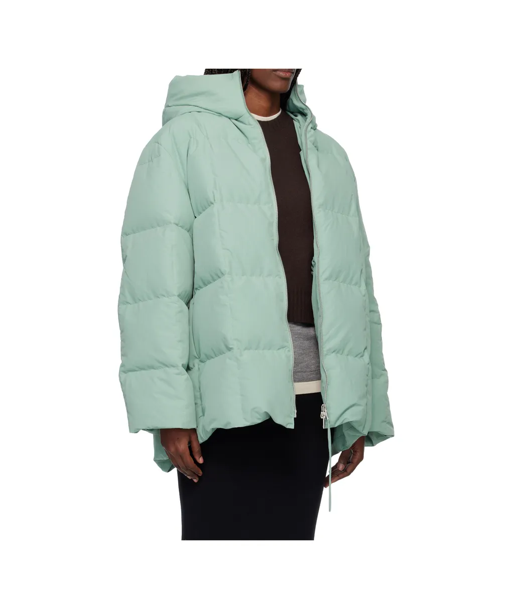 Quilted Hooded Down Jacket