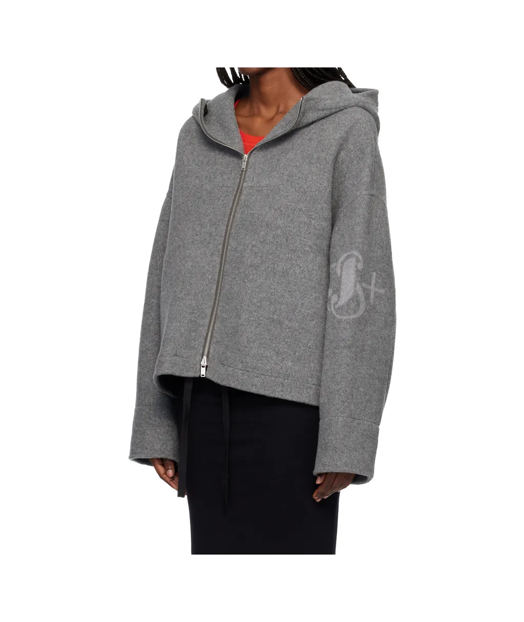 Wool Hooded Casual Jacket