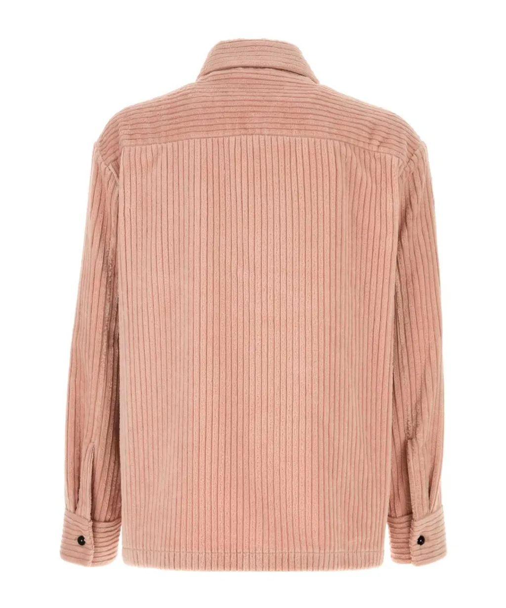 Zipped Corduroy Shirt