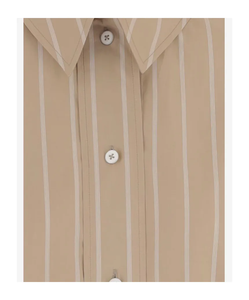 Short-Sleeved Striped Shirt