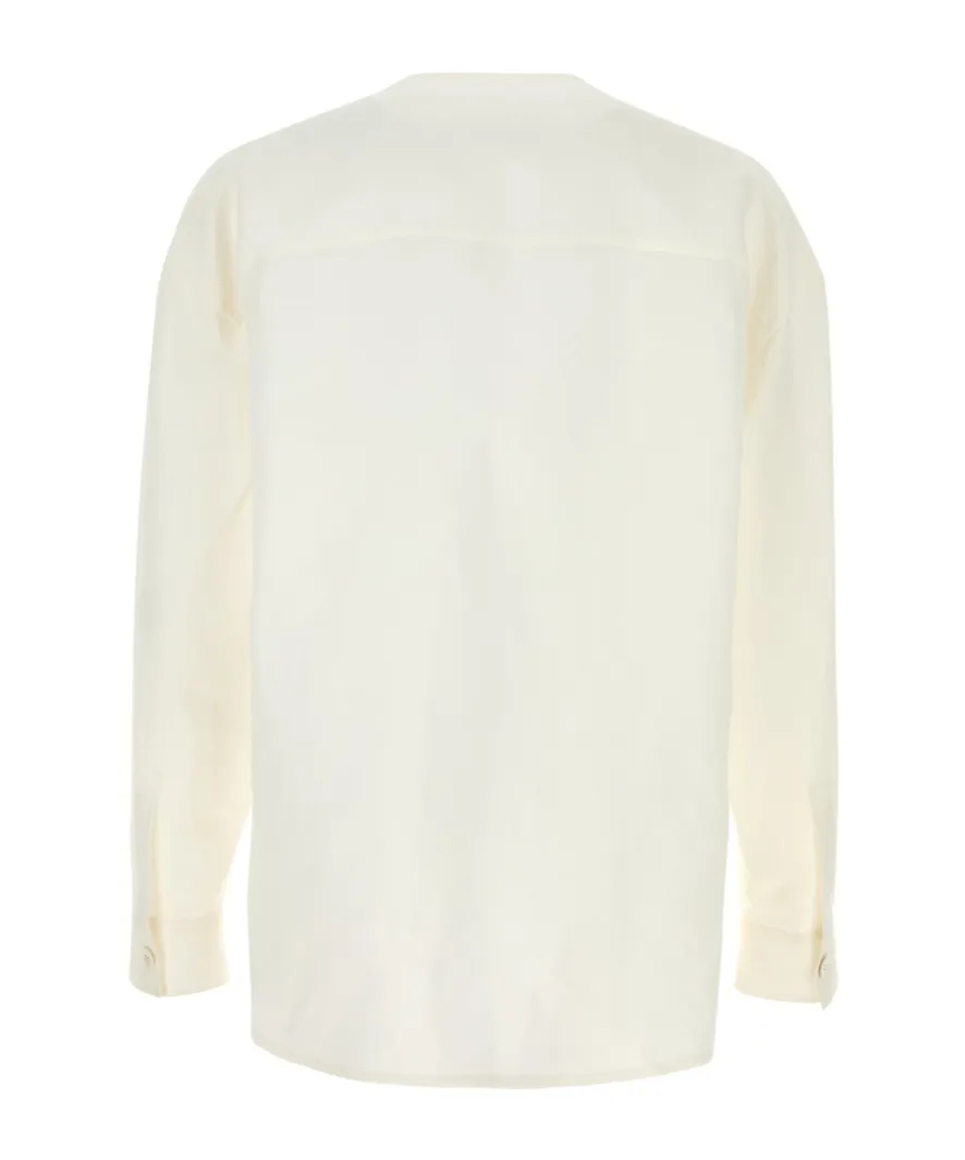 V-Neck Buttoned Shirt