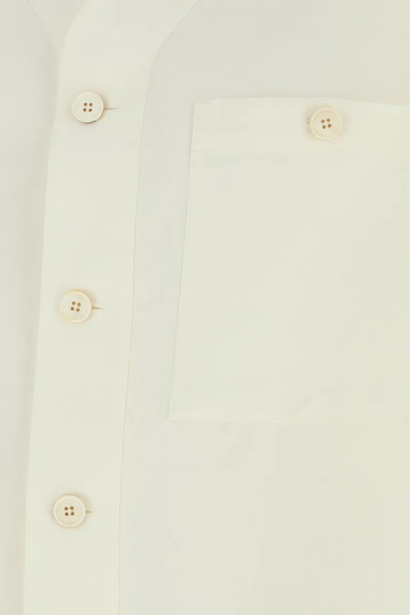 V-Neck Buttoned Shirt