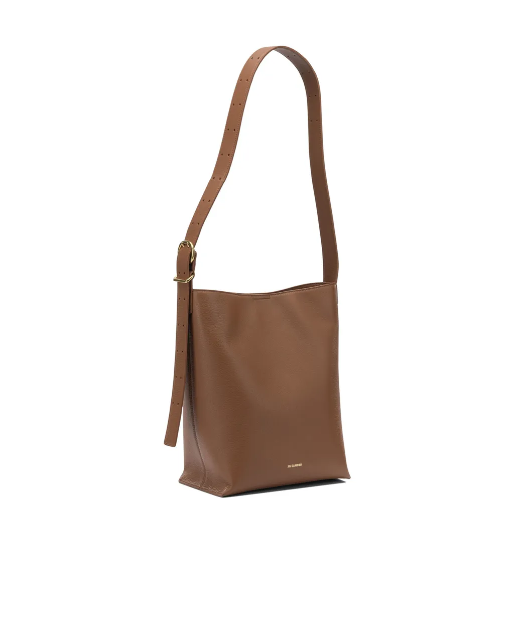 Cannolo Logo Stamped Small Shoulder Bag