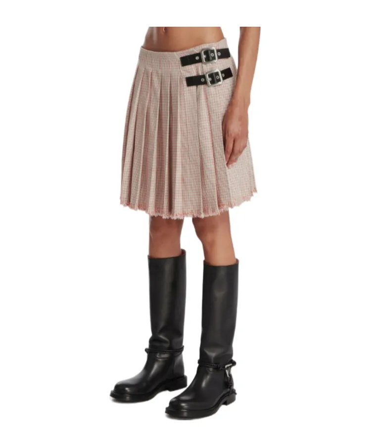 Pleated Midi Skirt
