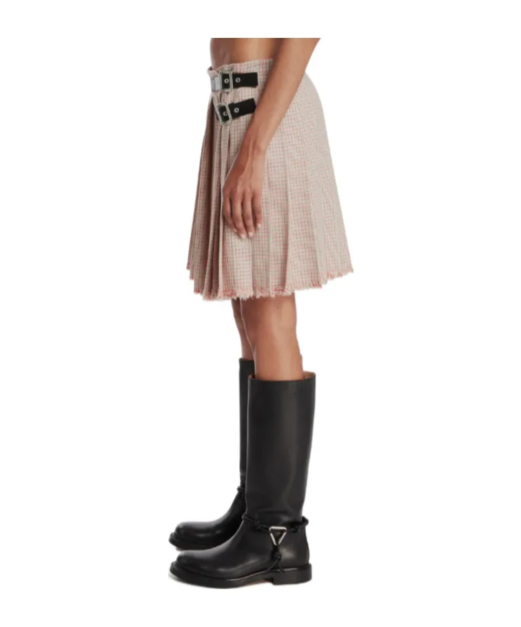 Pleated Midi Skirt