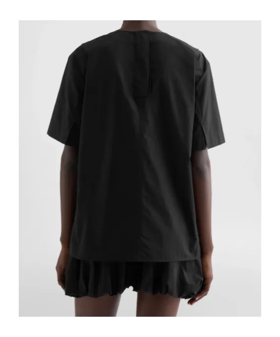 Short-Sleeved Loose Fit Top