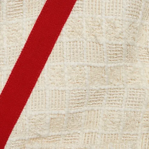 Interlocking G Embroidered Two-Toned Tweed Jacket