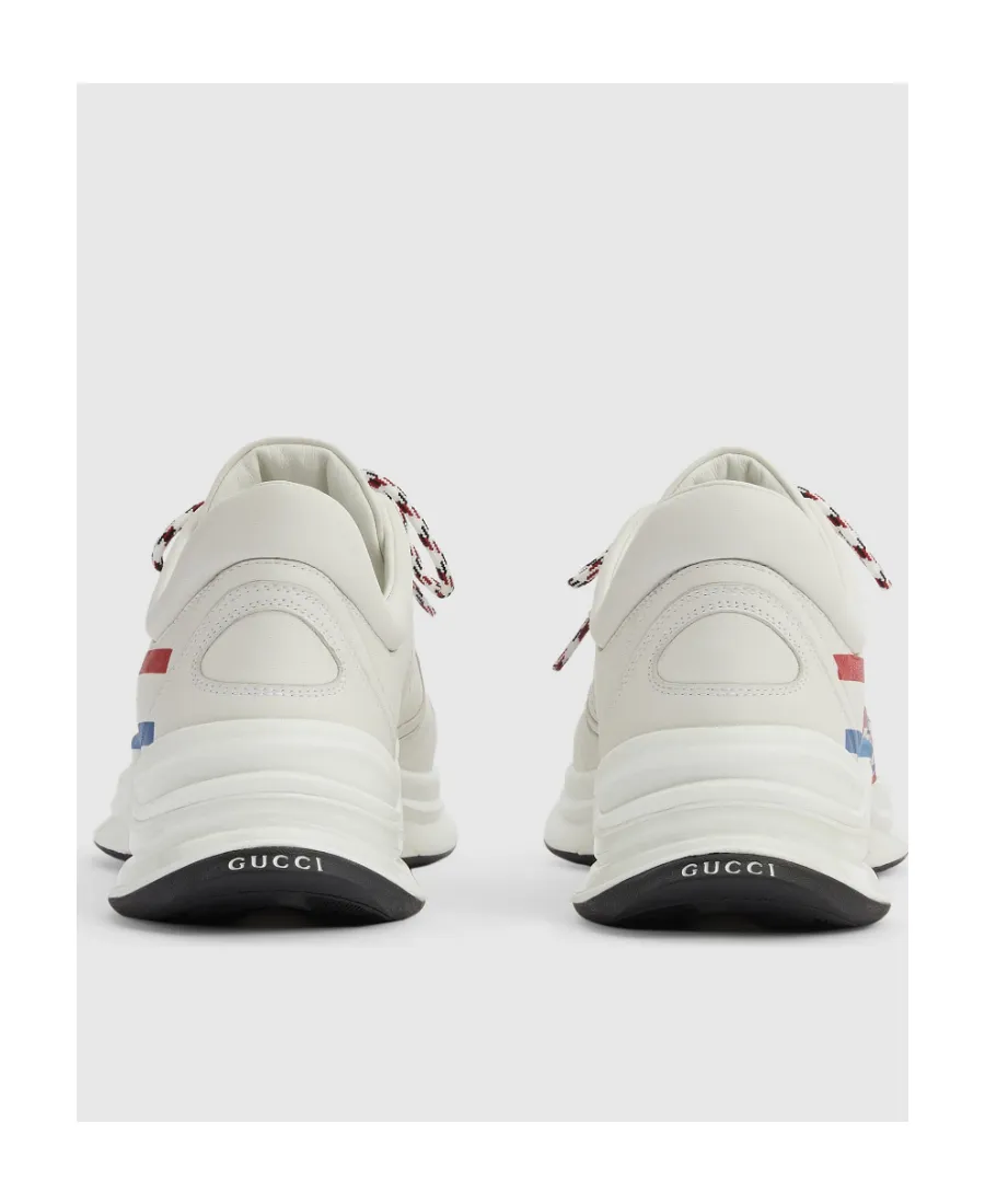 Run Side-Stripe Lace-Up Sneakers