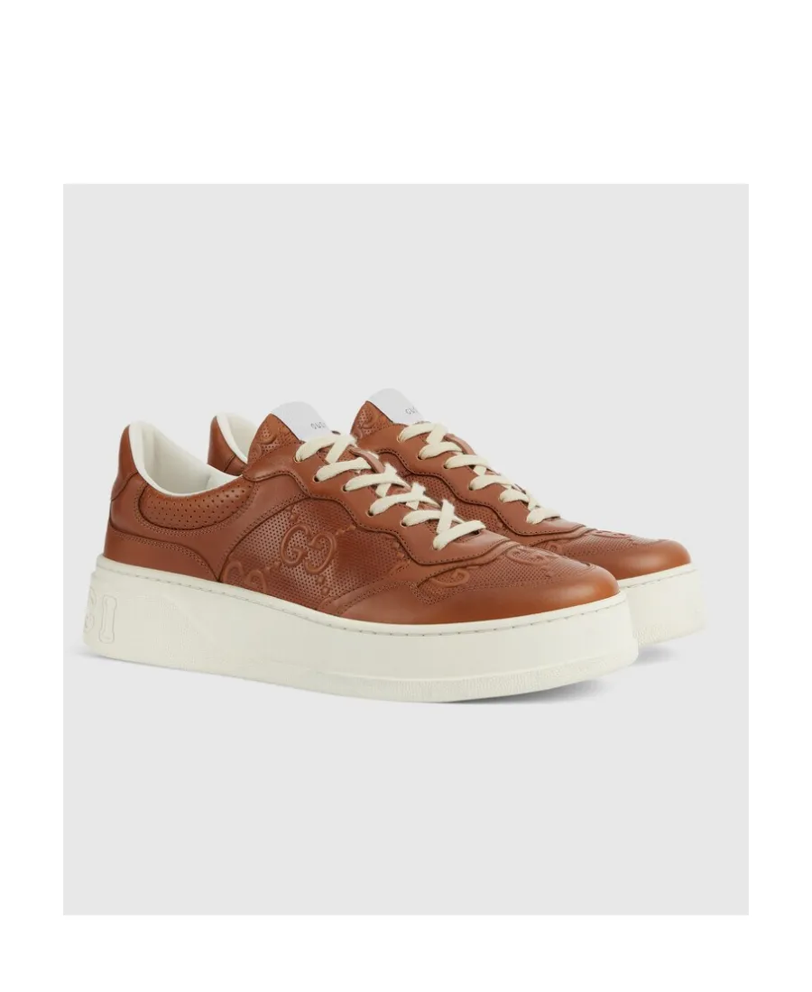 Gg Logo-Embossed Sneakers