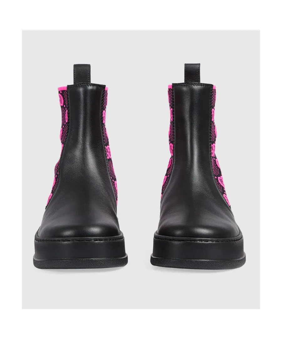 Gg Supreme Panelled Chelsea Boots