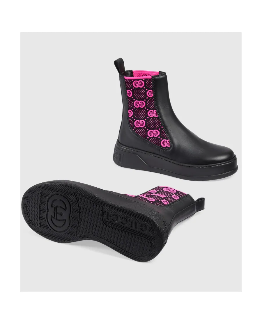 Gg Supreme Panelled Chelsea Boots