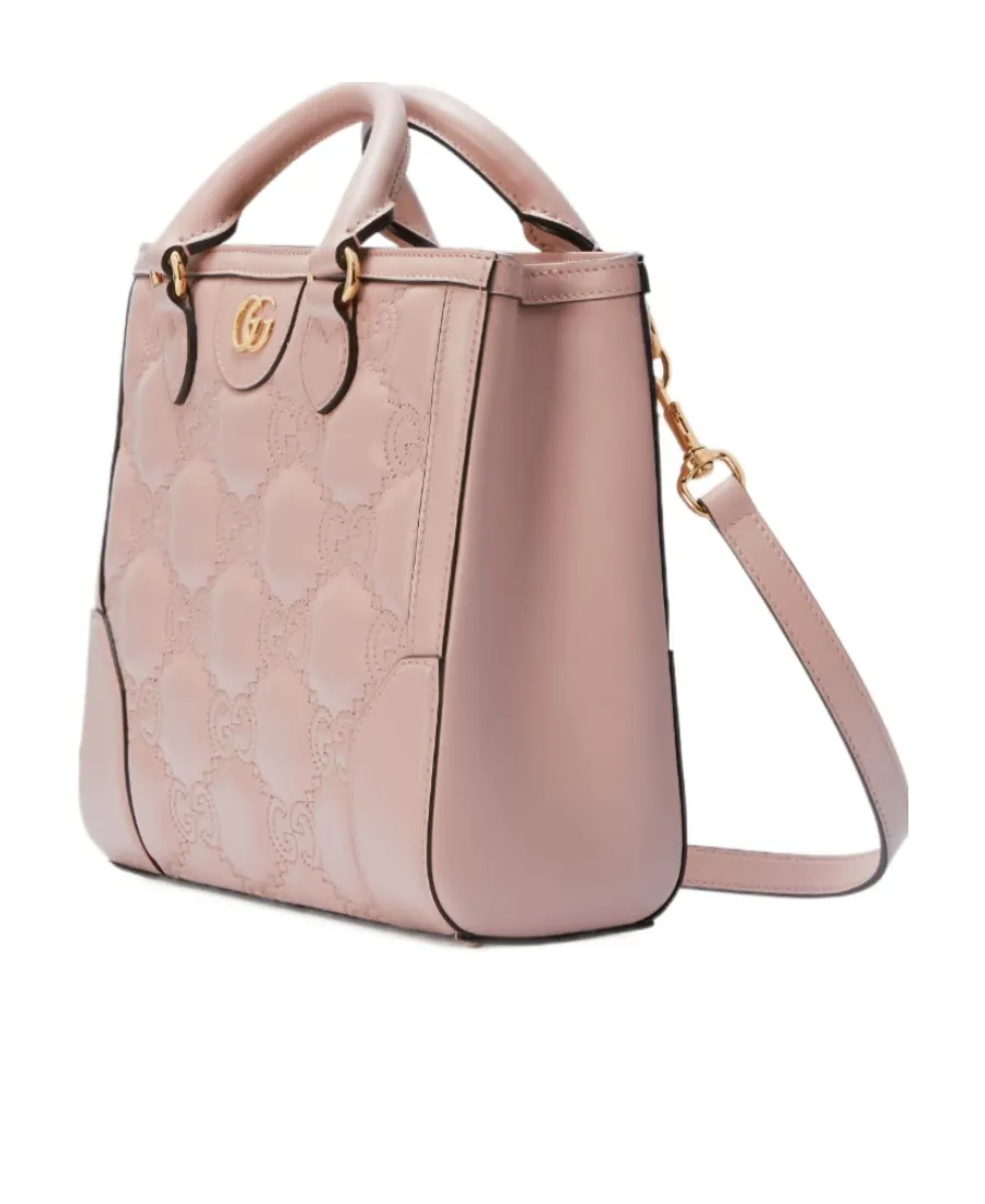 Gg Logo-Embossed Mini Tote Bag