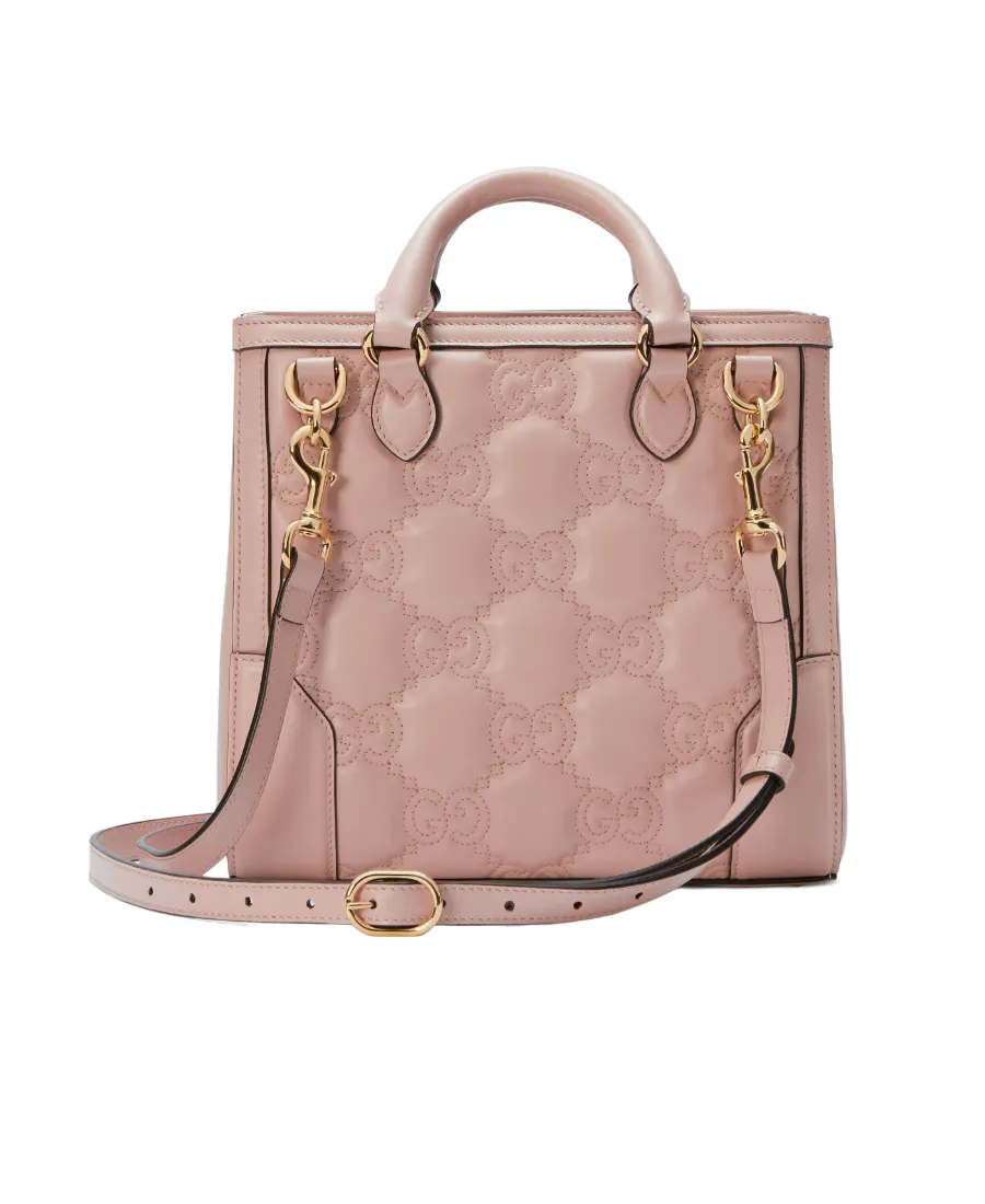 Gg Logo-Embossed Mini Tote Bag