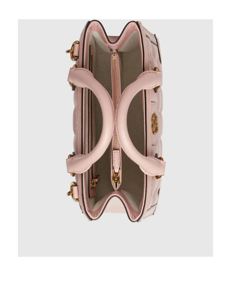 Gg Logo-Embossed Mini Tote Bag