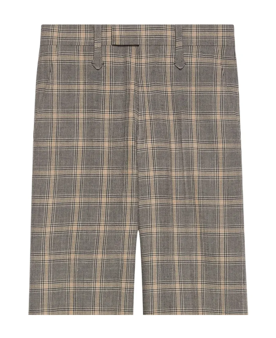 Prince Of Wales Checked Tailored Trousers