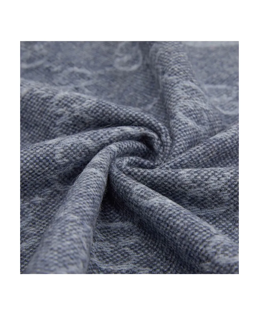 Logo Jacquard Tassel Scarf