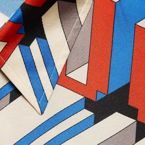 Pixel Printed Short-Sleeve Shirt