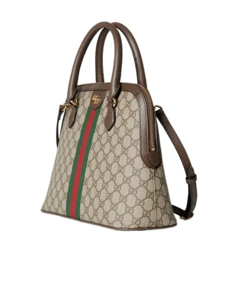 Ophidia Gg Logo Medium Top Handle Bag