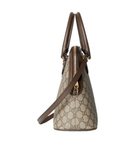 Ophidia Gg Logo Medium Top Handle Bag