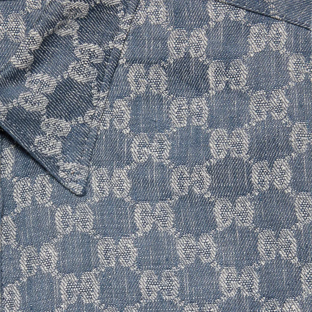 Gg Linen Jacquard Shirt