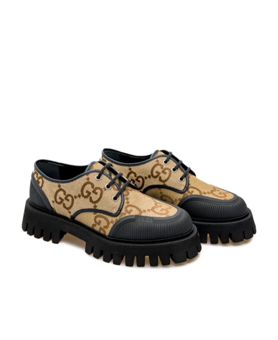 Maxi Gg Lace-Up Derby Shoes