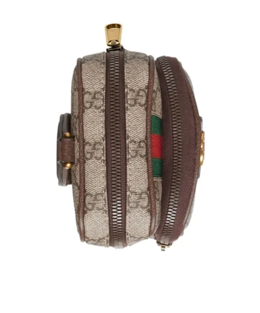 Ophidia Gg Web Striped Belt Bag