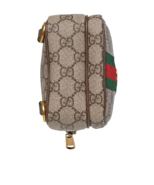 Ophidia Gg Web Striped Belt Bag