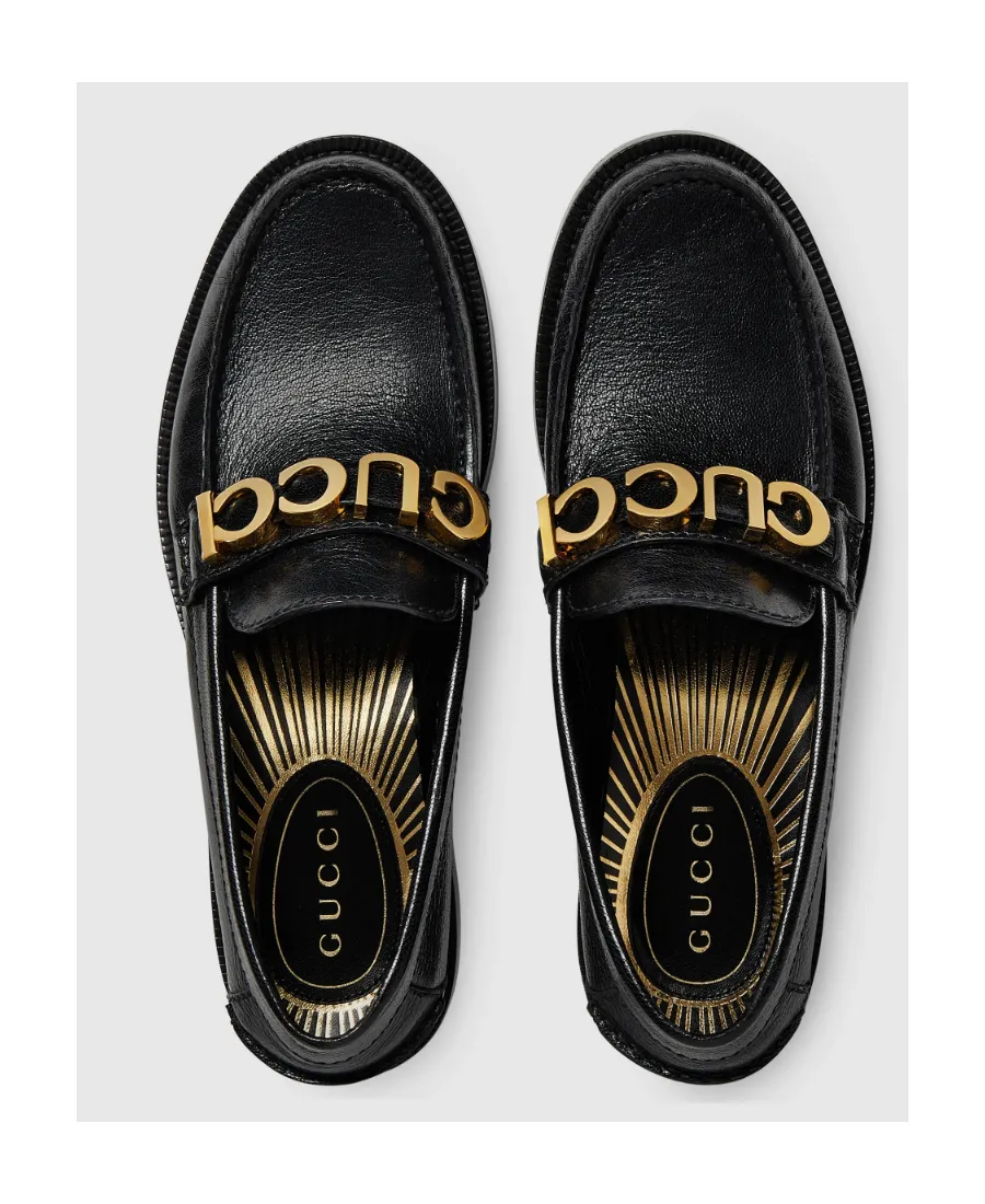 Logo Plaque Slip-On Loafers
