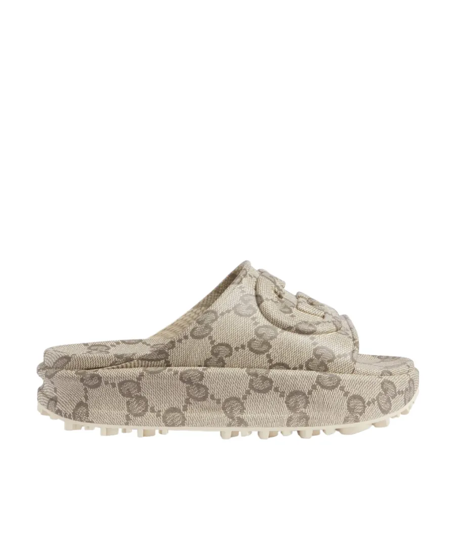 Monogram Motif Platform Slides