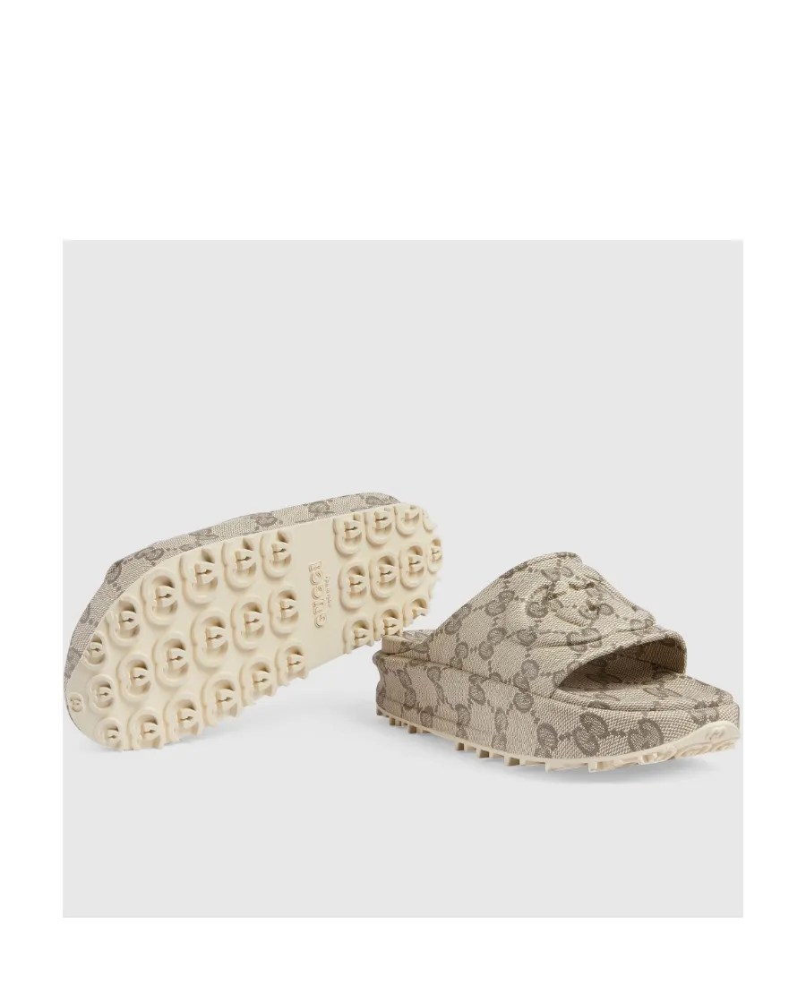 Monogram Motif Platform Slides