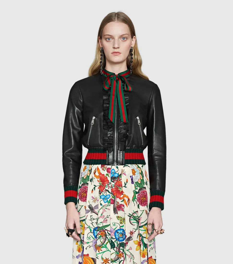 Knot Leather Jacket