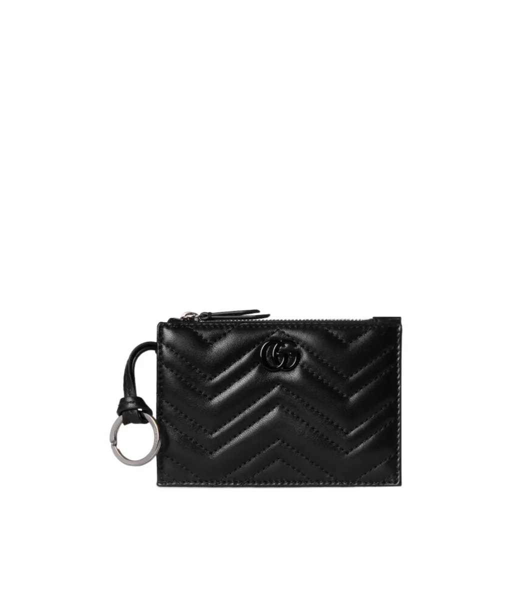 Gg Marmont Zip Key Pouch