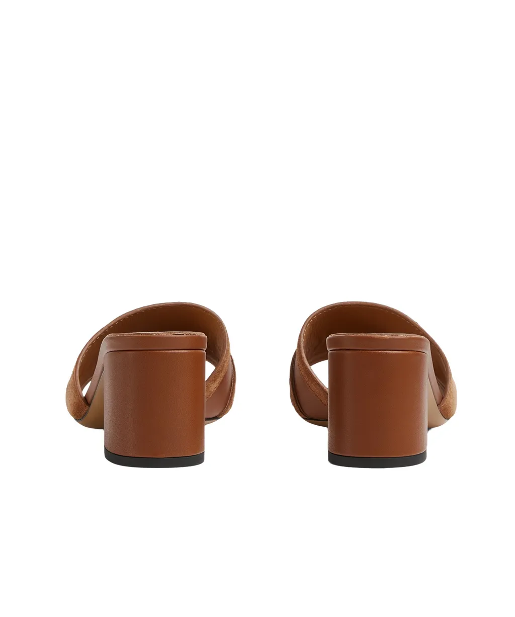 Slide Sandal With Horsebit
