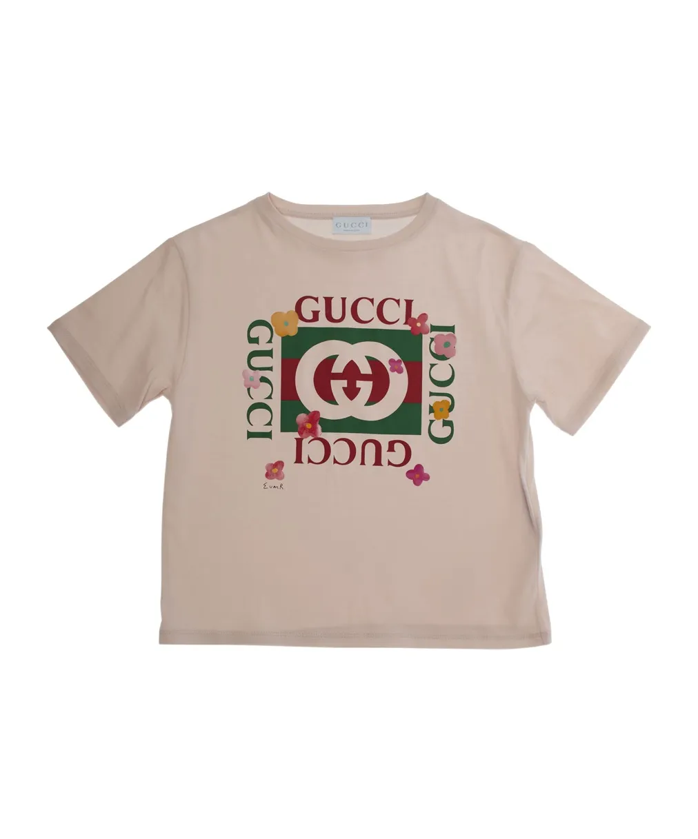 Logo-Lettering Crew-Neck T-Shirt