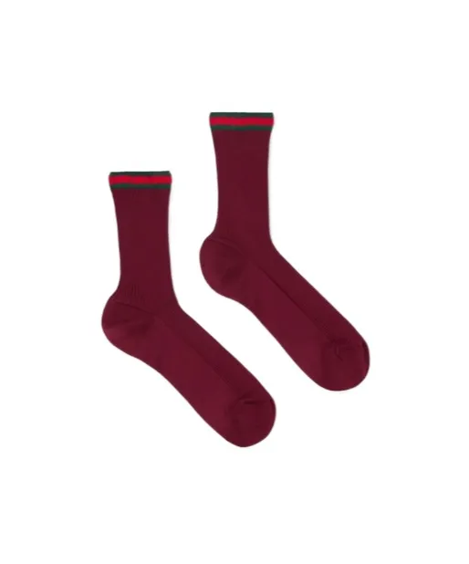 Web Detailed Ribbed Socks
