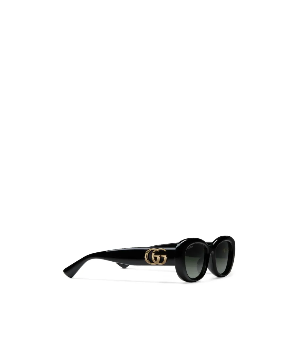 Oval-Frame Sunglasses