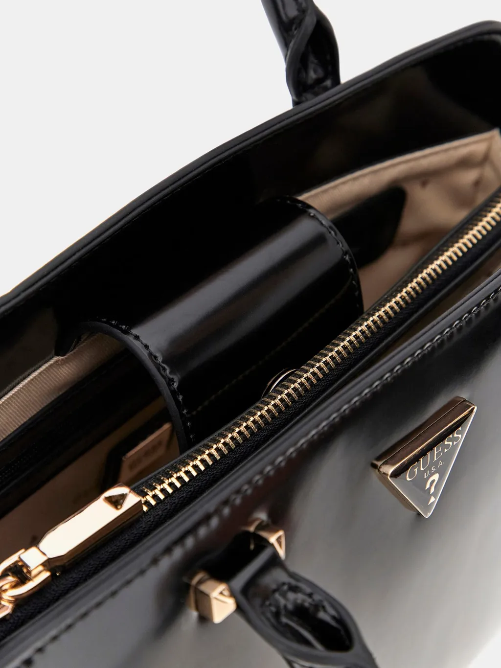 Zippered Shoulder Bag
